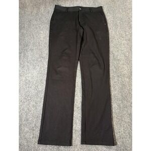 Vuori all way chino Pants Mens 32x32 Black Canvas Straight Leg Casual Stretch